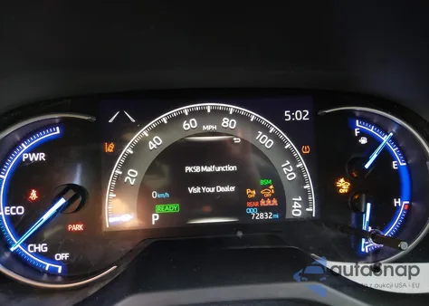 2020 Toyota Rav4 Hybrid Xse z USA, uszkodzony, nr VIN JTMEWRFV5LD541053